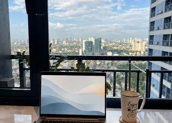 Apartment Breathtaking Skyline View At Air Residences Makati Manila