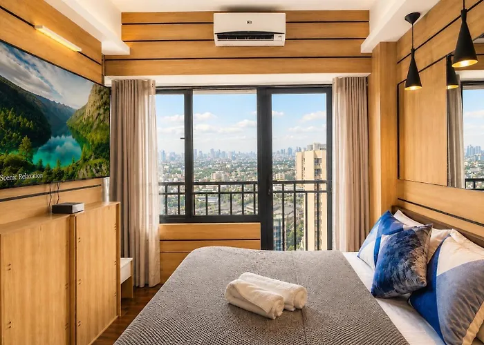 Breathtaking Skyline View At Air Residences Makati