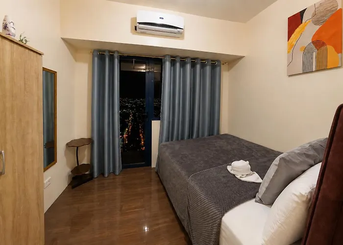 Breathtaking Skyline View At Air Residences Makati Apartment Manila